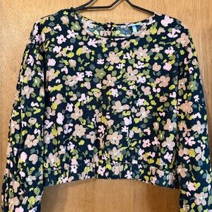 Floral Patterned Women's Blouse
